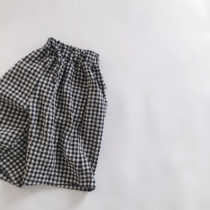 South Korean version of girls summer style dress pants 2021 new products Summer princess wide-legged pants baby foreign air loose skirt pants external pants