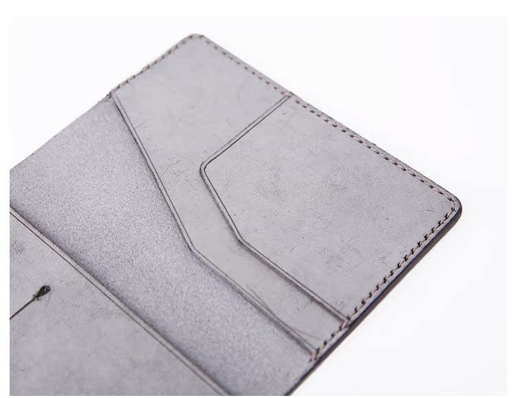 Rclab Washer Handmade Stitch Sổ tay sáp Đặt gói hộ chiếu du lịch Thư mục tài liệu vé túi đeo chéo nữ mini