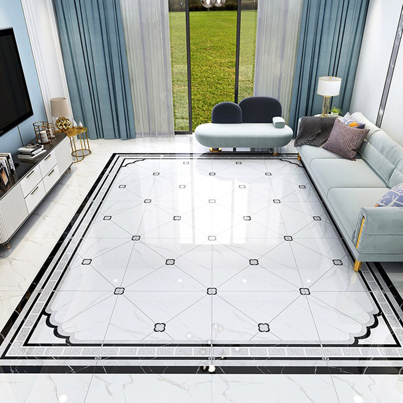 Modern Chinese anti-slip and wear-resistant all-over marble carpet tile hall hall hall dining room 800 parquet floor tiles
