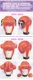 Toya TN double bun detachable Gintama Kagura cos wig headdress ຮຸ່ນຜູ້ໃຫຍ່