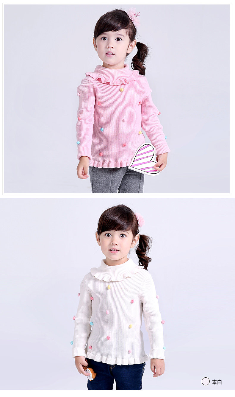 Pull fille DEESHA à manche longue - Ref 2105403 Image 14