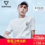 Z Mark Huafei nam ngắn tay T-Shirt 2018 mùa hè cotton nửa tay áo vòng cổ những người yêu thích thời trang Hàn Quốc quần áo áo thun nam