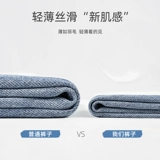 Эластичные трендовые летние джинсы, комфортные штаны для отдыха, свободный прямой крой