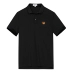 Mark Huafei áo ngắn tay polo nam 2018 hè đen ve áo T-shirt họa tiết cua ngắn tay ao thun polo nam Polo