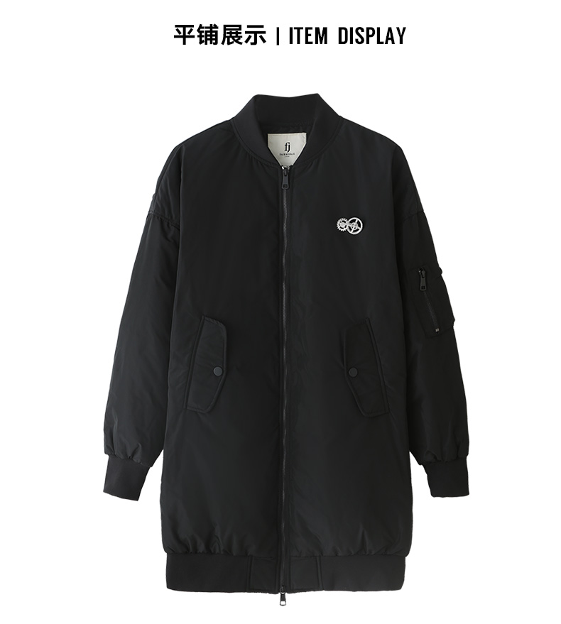 Mark Huafei vịt trắng xuống áo khoác mùa thu và mùa đông mô hình mùa thu vai hồ thủy triều áo jacket nam