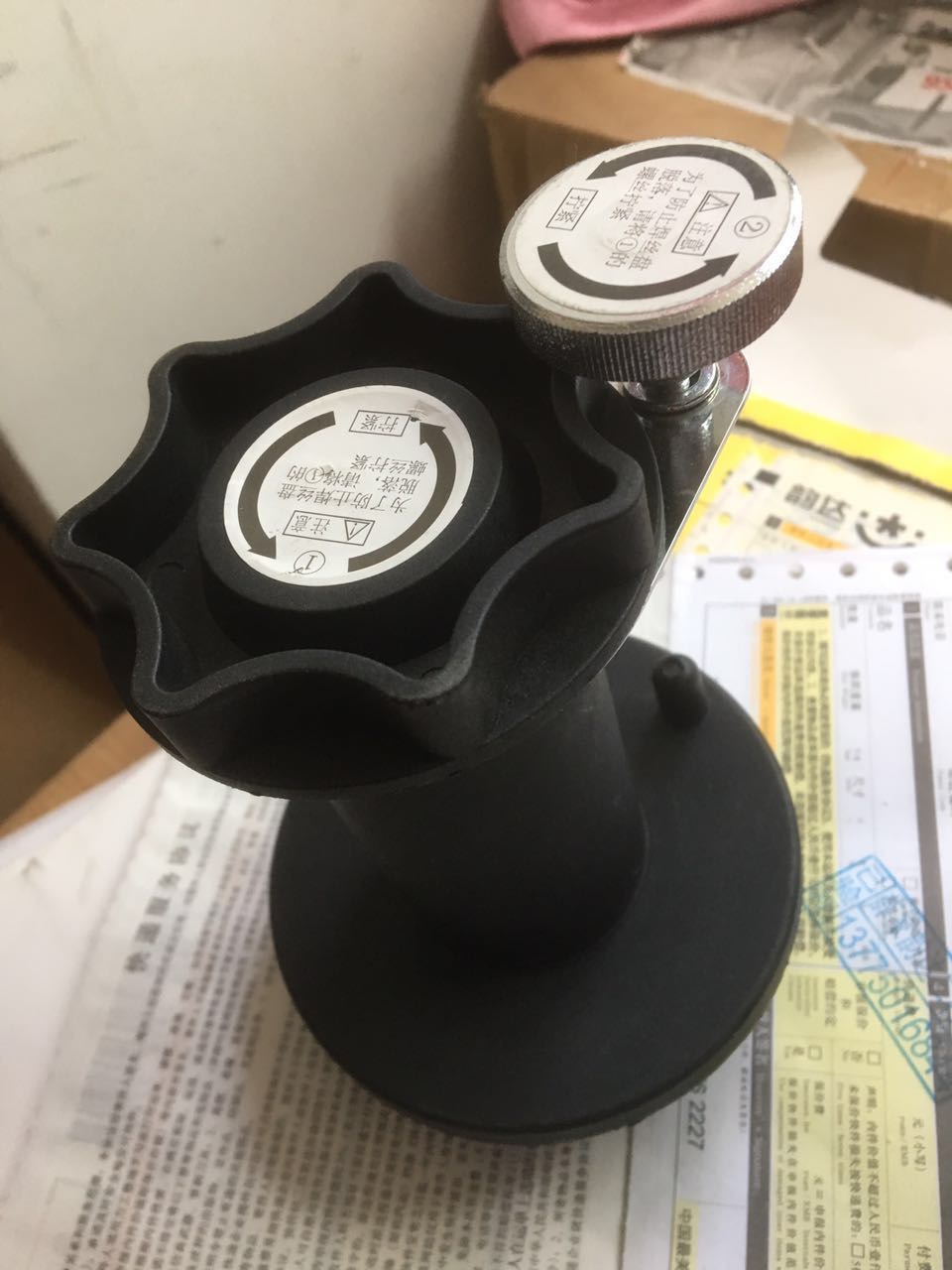 With balance ring welding wire disc robot welding wire bracket transparent cover also has