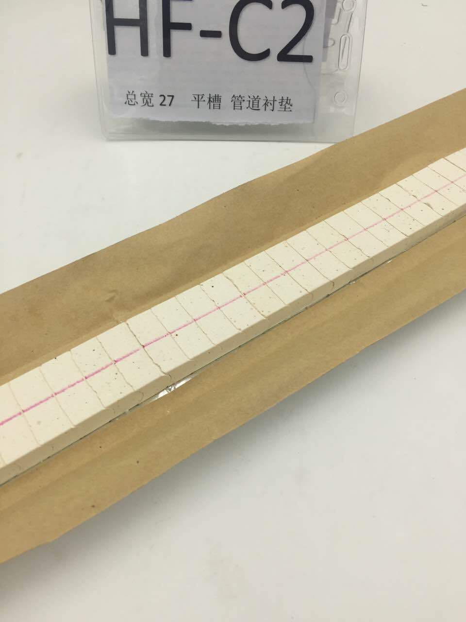 Pipe Welding Ceramic Liner Single Side Right Angle Liner Flat Liner Single Side Welding Double Side Forming Weld Flat