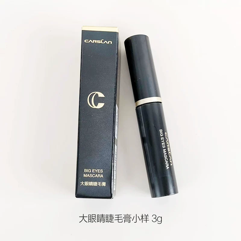 Косметика от Carslan, удлиненная завивка тушь для ресниц, пробник, 3 г, без осыпания