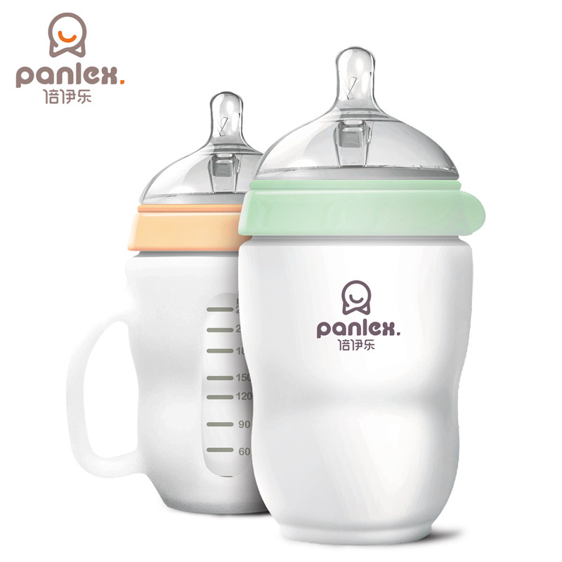 Panlex multiple Ile bone porcelain baby bottle-bottle wide caliber bottle handmade ceramic 240ml antibacterial and bacteriostatic