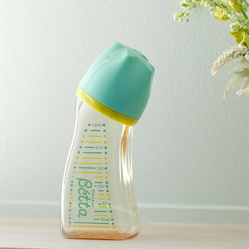 Japan betta smart wide-caliber feeding bottle ppsu anti-fall anti-flatulence anti-choking milk newborn baby 240ml