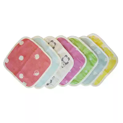 Japan imported Xiaomei life six layers of gauze baby small square towel baby handkerchief saliva towel Cotton