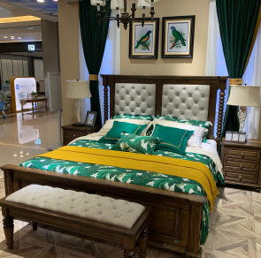 Jane Ery Solid Wood American Children's Bed Brief American Log Furniture Innate Aristocratic Wood Wax Oil Bed