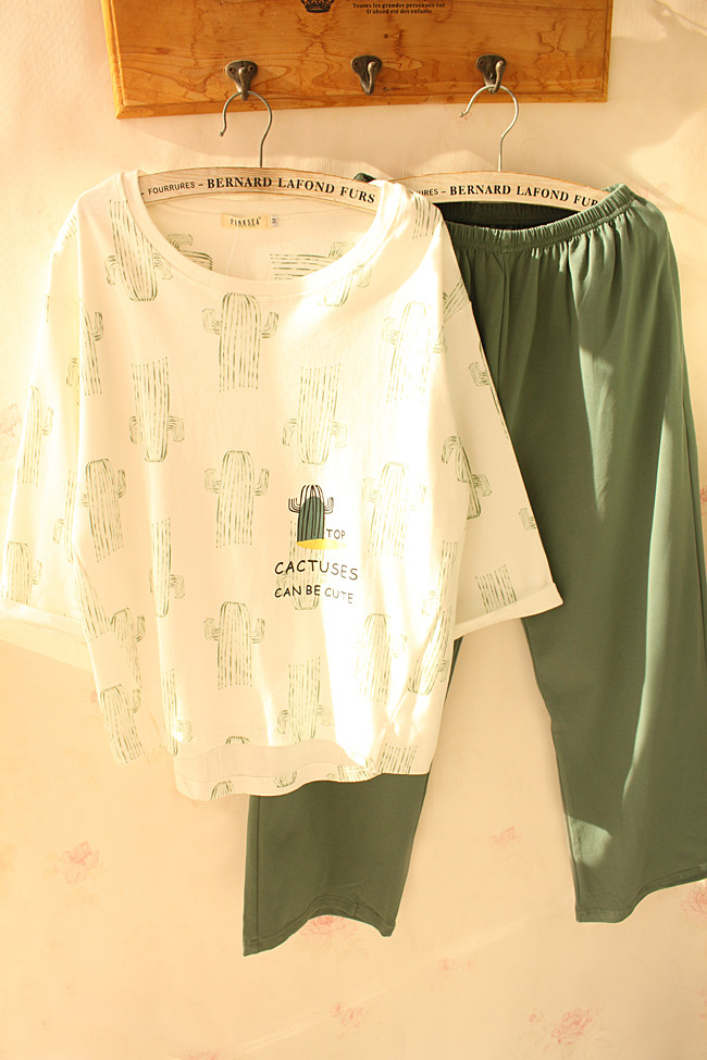 Pyjama pour femme OTHER   en Coton à manches - Ref 2993352 Image 1