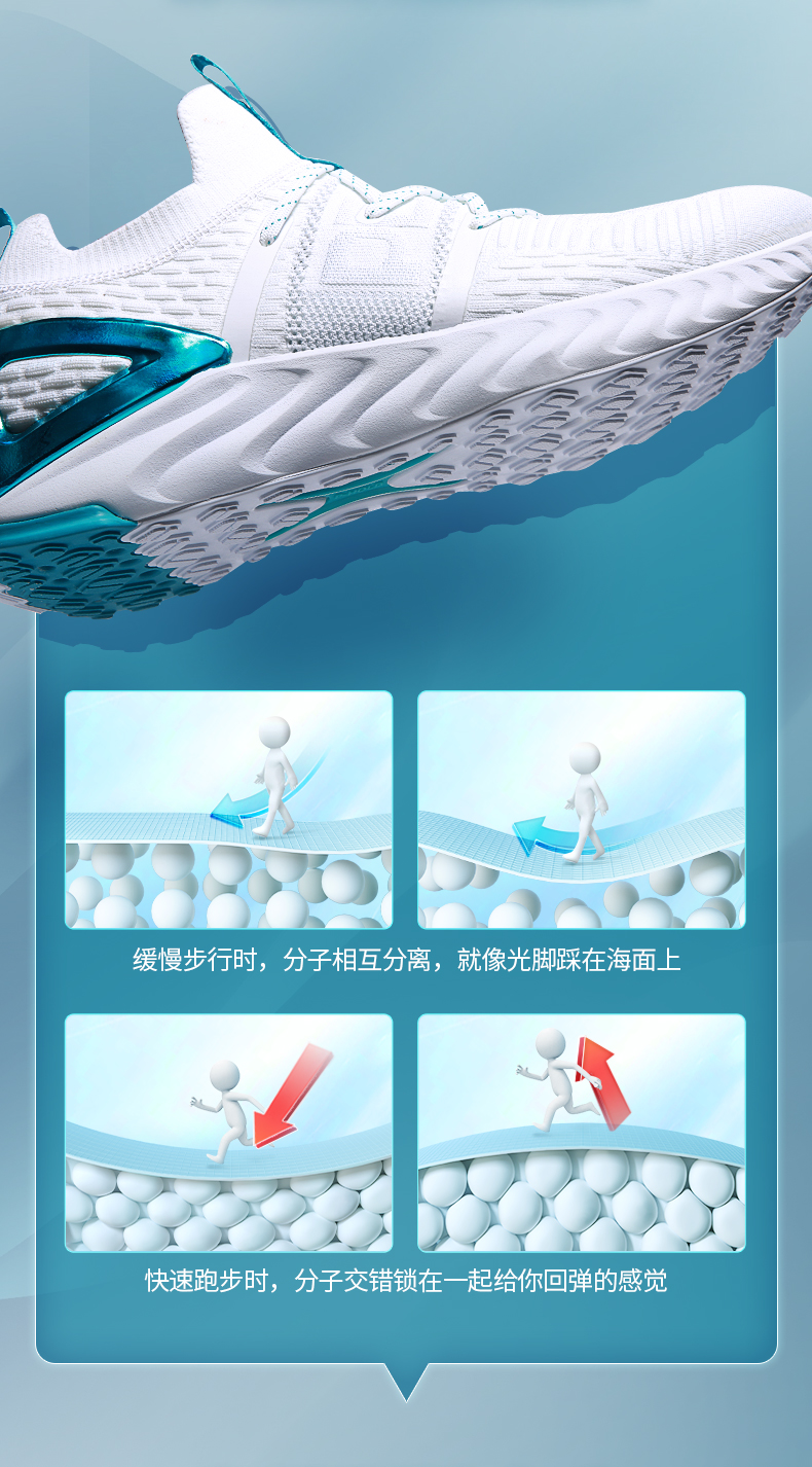 匹克 态极 男女跑步鞋 态极自适应缓震回弹 图4