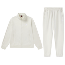 Peak knitted velvet open-chest long-sleeved suit for women official autumn and winter cycling warm and windproof outdoor sports suit for men