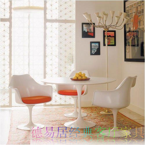 Đồ nội thất phổ biến ở Châu Âu Bàn ăn tulip Full FRP Bàn đàm phán Một số bàn đường kính 60 - Bàn trà bàn trà sofa
