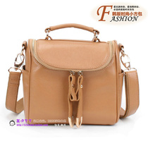 Special pure first layer cowhide handbag sweet Korean version shoulder bag crossbody bag Casual leather fashion womens bag bag