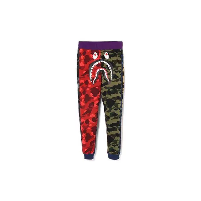 Части коллекции Four Seasons Spot BAPE SHARK японский тренд камуфляж, человек-акула, повседневные спортивные брюки с карманами, для мужчин