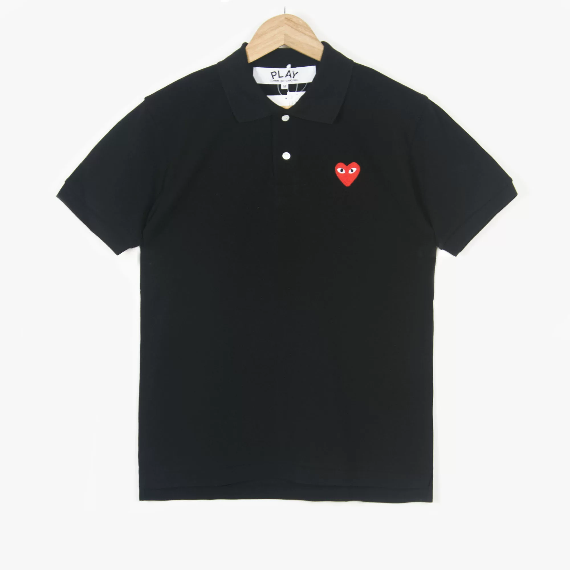 Четыре времени года японский контр Rei Kawakubo CDG PLAY черная серая красная сердце черная сердце мужская и женская поло-рубашка