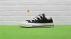 Converse 70S Giày vải trắng đen tiêu chuẩn Samsung 144757C / 162058C / 142334C / 162050C giày converse nữ