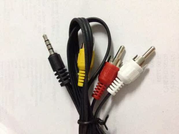 Miễn phí vận chuyển Hộp viễn thông / điện thoại di động / set-top Hộp truyền hình cáp AV 3,5mm một phút ba dòng AV phổ biến - TV tivi lg 55 inch