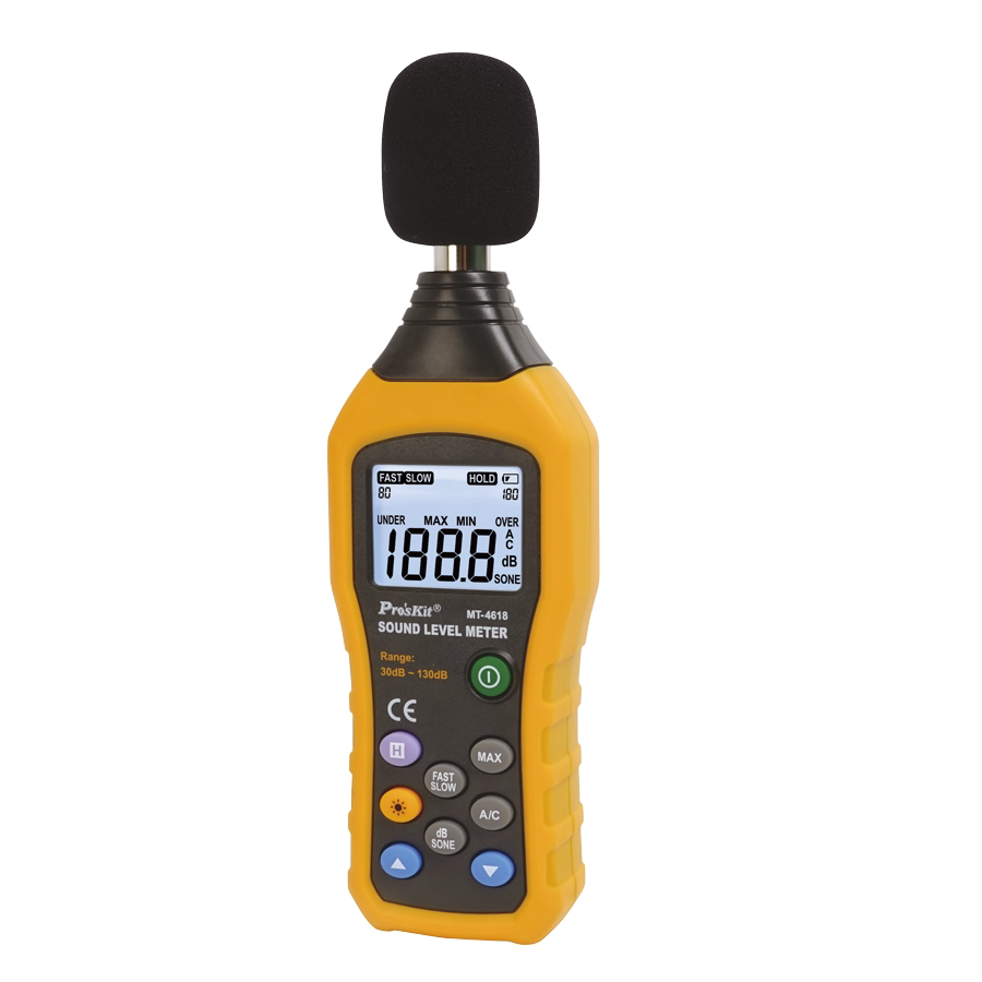 Multi-decibel sound level meter for high-precision digital test noise meter of Taiwan's Baoworkers MT-4618-C