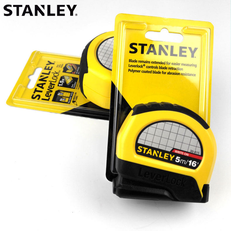 Stanley self-locking LeverLock metric tape measure 5m 16 STHT30815-23