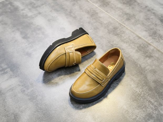 2018春秋季新款黑色男童皮鞋休闲鞋英伦风复