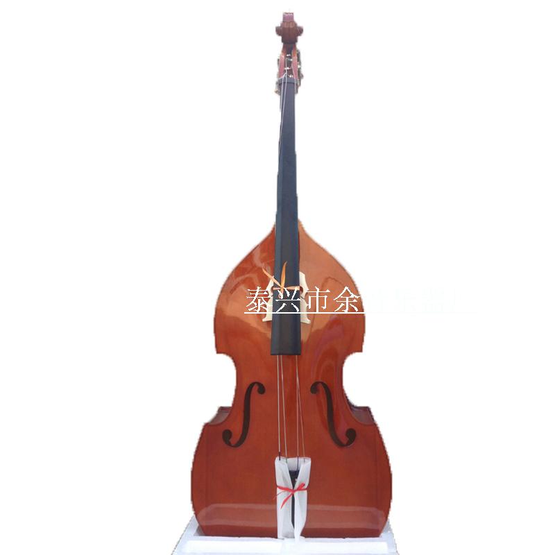 Solid wood tiger pattern applie with quality linden wood large bass bass bass cello beginners practice orchestra play with