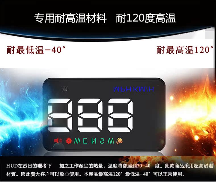 Xe phổ thông HUD Head Up Hiển thị Thuốc lá Bật lửa Xe hơi GPS Tốc độ vệ tinh Thiết bị HD Máy chiếu 12V24V - Âm thanh xe hơi / Xe điện tử loa sub ô tô