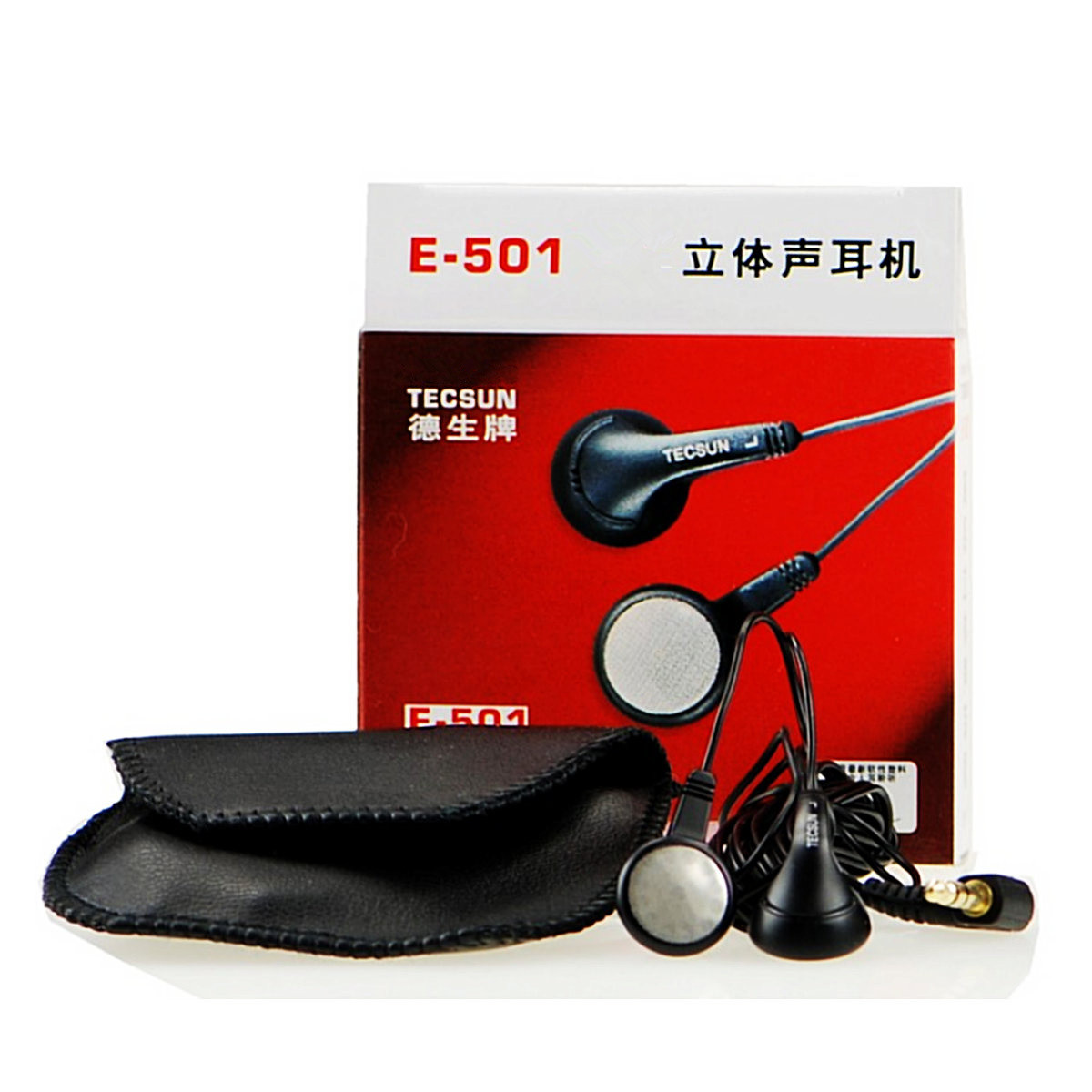 Tecsun Desheng E-501 Stereo Headset Desheng Radio Four or Six Exam Earplugs Universal