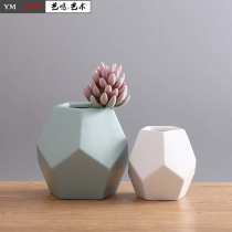 Yiming Soft Decoration Nordic Creative Ceramic Vase Ornaments Modern Simple Home Decorations Living Room Dining Room Flower Arrangements