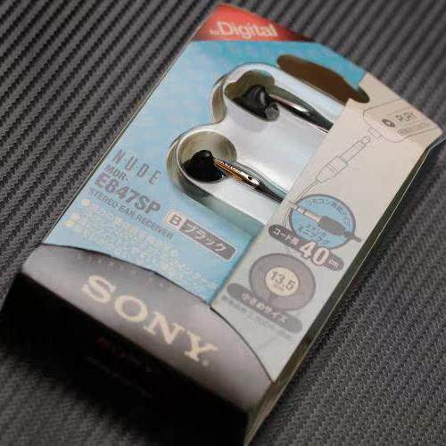 SONY全新MDR-E847 SP短线日本产3.5MM直插全套带包装（E888 E868评价