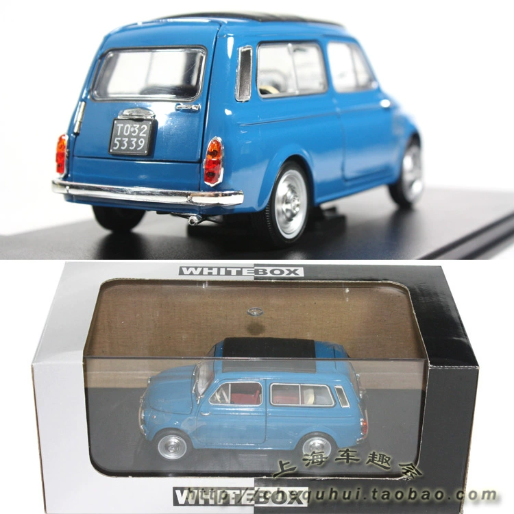 1960 Fiat 500 mẫu xe hợp kim tĩnh 1:24 whitebox Leo đồ chơi trí tuệ cho bé