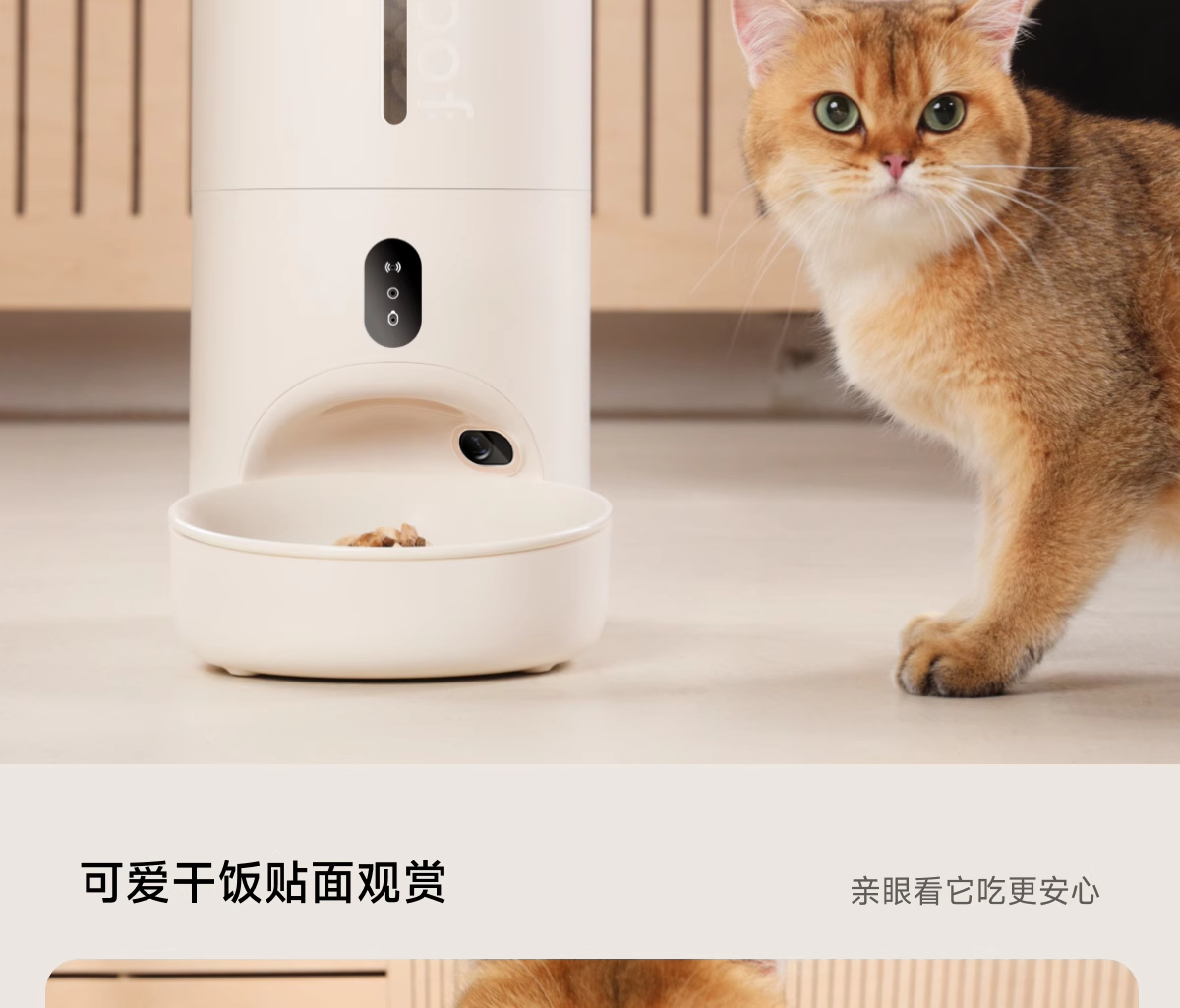 Кормушка с дозатором для кошек и собак meoof觅凹蛋卷自动喂食器猫咪狗狗定时定量自助喂食器摄像头可视