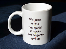 Old friends memory perimeter waelcomes to the real world brief about Marks Cup can be customized