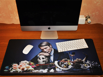(small number) Hannibal perimeter super-thick 800 * 400 * 5mm mouse pad