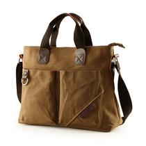 Mens briefcase bag Pack 2021 new fashion Oxford cloth Single shoulder bag Small Business Package Brief Breeze Tide