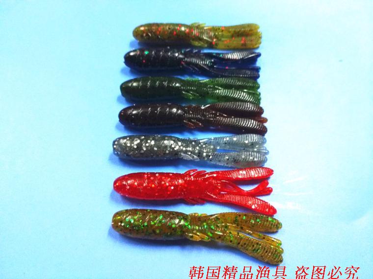 Soft Craws Fishing Lures Soft Plastic Baits Catfish Largemouth Bass Trout Fresh Water Fishing Lure