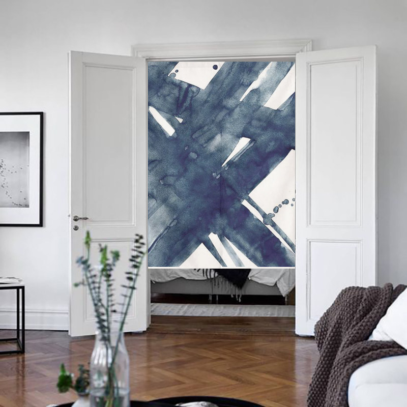 Eurynome Modern Simple Light Shading Curtain INS Partition Curtain Short Curtain Bedroom Bathroom Half Curtain