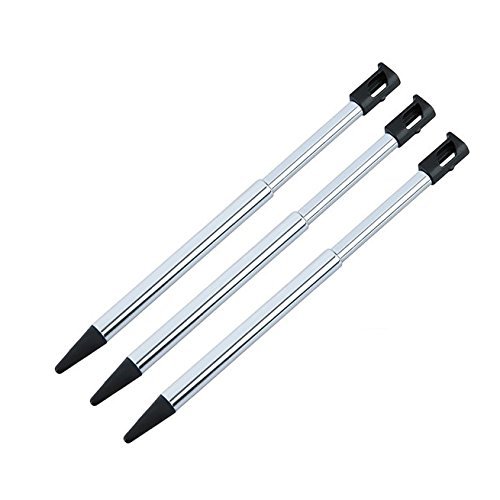 Nintendo cầm tay bút 3DS stylus bút kim loại bút chì 3 gói - DS / 3DS kết hợp miếng dán cường lực 3d