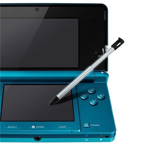 Nintendo cầm tay bút 3DS stylus bút kim loại bút chì 3 gói - DS / 3DS kết hợp miếng dán cường lực 3d
