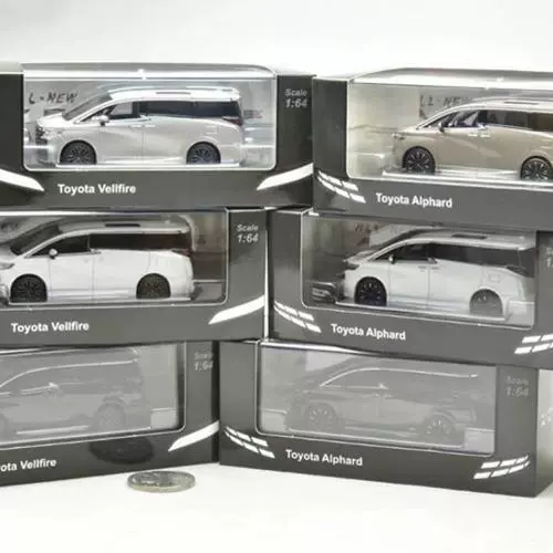 Model 1 1:64 Toyota Wilfa Vellfire Elfa Alpha Simulation Model модель