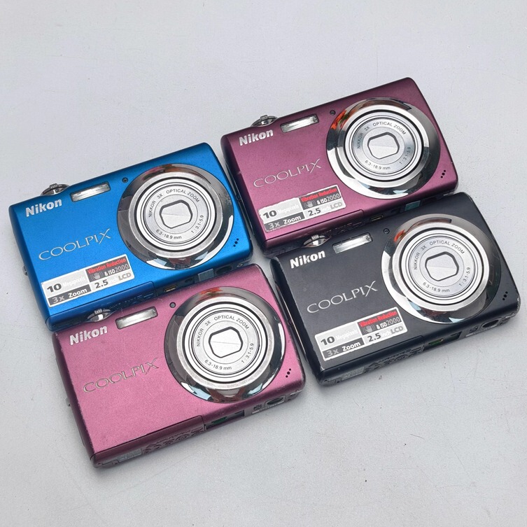 Nikon S220 S200S230S570 Ccd Camera Retro Cold White Student Party Digital Camera