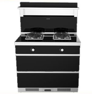 Integrated stove with disinfection cabinet