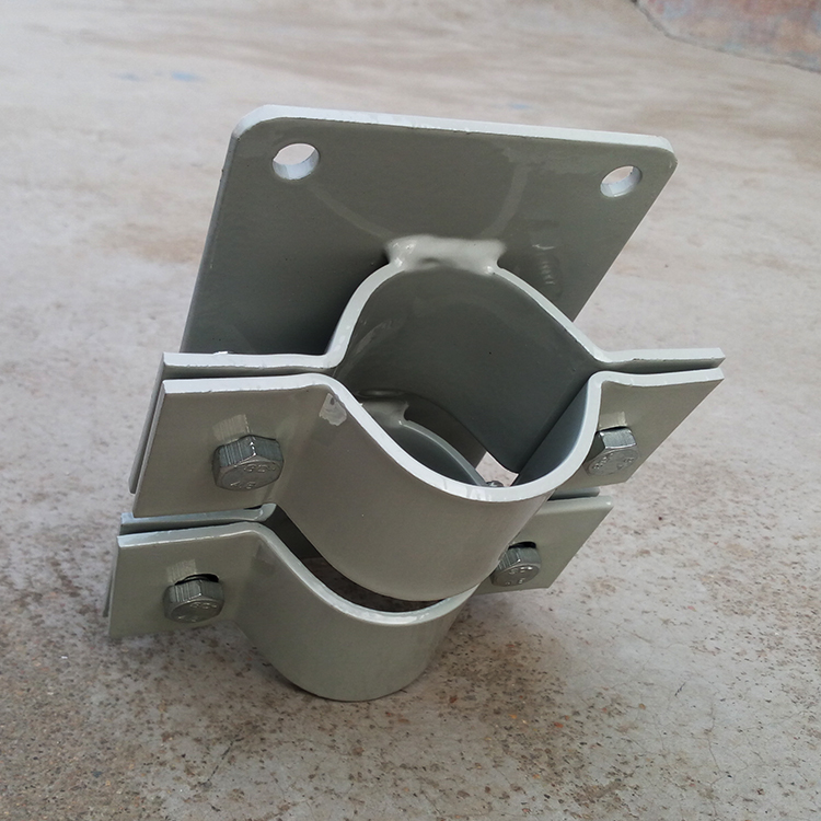 3mm Heavy Double Hoop Sea Con Ball Machine Stand Rod Wire Rod Steel Tube Cylindrical Fixed Bracket Tube Clip Fastening Clip