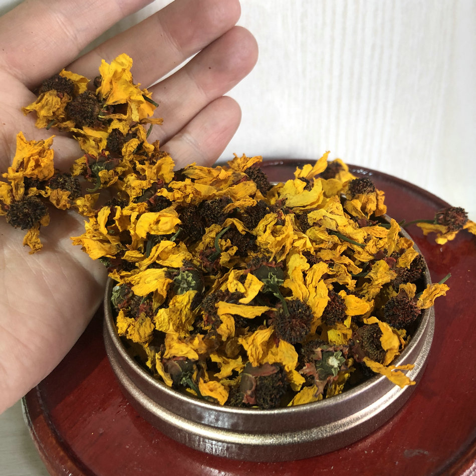 Tibetan specialty Green pure natural Kunlun Mountain wild iceberg snow chrysanthemum tea drinks 1