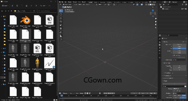 Drag & Drop Import Blender插件多种格式文件直接拖拽导入-CG资源网 Drag & Drop Import Blender插件多种格式文件直接拖拽导入