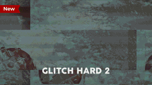 新更新250种视频转场效果特效水墨笔刷故障毛刺推拉模糊-AE模板