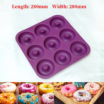 Oven accessories high temperature resistant silicone baking model mold doughnut cake baking tray